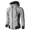 Heren Hoodies Sweatshirts Rits Herenjassen Herfst Winter Casual Fleecejassen Bomberjack Sjaalkraag Mode Capuchon Heren Uitloper Slim Fit Hoody 231204