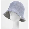 Chapeau d'été à large bord pour femmes, tricot, Double face, seau plat, pliable, Protection contre le soleil et la plage, 230920