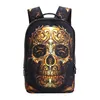 Backpack Fashion Skull Printing Designer Backpacks Students School Polyester Travel Bags 8 Color275U