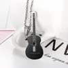 Pendentif Colliers Chaîne de cou pour femmes Cadeau d'anniversaire Collier de guitare drôle pour les femmes