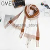 Schals OMEA Winter Kaschmir Schal Damen Schals Rosa Plaid Decke Schal Poncho Frauen Winter Zubehör Pashmina Luxus Schal Quaste J231204