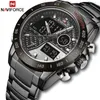 Nuovo orologio da uomo NAVIFORCE Top Luxury Brand Fashion Orologio al quarzo Bussiness Orologio da polso sportivo in acciaio inossidabile Relogio Masculino LY1243N