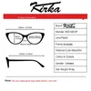 Solglasögonramar Kirka Unisex Eyewear Acetate Rectangle Single Stripes Colors Frame Optical Recept Glasögon för Malefemale WD1451P