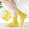 Calcetines para niños 3 par/lote 3-12Y Calcetines para niños Calcetines de red transpirables ultrafinos de verano Calcetines de algodón para niños y niñas de color puro Calcetines para niños Bobby Sox