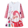 Girl s Dresses Children Skater Dress Girls Pullover Xmas Clothes Child Long Sleeve T Shirt Kids Party Christmas Outfits Birthday Clothing 231204