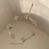 luxury designer van clover bracelet 925 silver clover bracelet netroots temperament goddess girlfriends valentines day gift