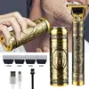 Hårtrimmer Electric Shaver Vintage USB uppladdningsbar Mens Professional Hair Clipper Beard Trimmer Machine Razor 231204