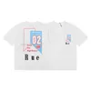 デザイナーrhudeMen Tシャツ夏通り半袖ティーレミス愛好家高級Tシャツファッションレター