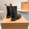 Diseñadores Bota Mujer Martin Botas Combate Vaquero Bota Botines De Cuero Negro Plataforma De Invierno Botas Medias Zapatos De Estilo Clásico Invierno Otoño Botas De Nieve Letra De Metal