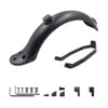 Componenti per manubri bici Parafango Scooter elettrico Parafango posteriore Set posteriori per Xiaomi M365 e Pro Parti rosse con viti Strumenti Tire Splash 231204