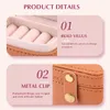 Storage Boxes Handmade Travel Organizer Box With Twill PU Leather Soft Fleece Material For Valentine's Day Christmas Gift