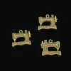 92 pièces breloques en alliage de Zinc plaqué Bronze Antique vintage chanteur pédale machine à coudre breloques pour la fabrication de bijoux bricolage fait à la main Pendant237S