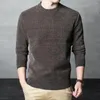 Pulls pour hommes Hommes Loose Fit Pull épais tricoté pour l'hiver / automne pull décontracté avec longue maison / bureau automne / hiver