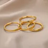 Cluster Rings 11:11 222 333 444 555 666 Angel Number Jewelry For Women 18K Gold Plated Lucky Stainless Steel Ring Wedding Gift