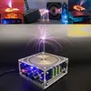 Overig Huis Tuin Tesla Coil Bluetooth-compatibel Muziek Tastbaar Kunstmatige bliksem Vonk Speelgoed Frequentie Spanning Puls Elektrische booggenerator 231204