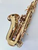 Novo saxofone soprano curvo S-991 chave de ouro latão sax profissional bocal remendos almofadas palhetas dobrar pescoço aaa