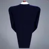 Herrtröjor Lätt Pullover V-hals Solid färg Stickad tröja Fall vinter tjock mjuk elastisk mittlängd V-ringning