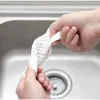 Évier de filtre à cheveux Cascade anti-locker baignoire de douche de douche étage de douche terreuse en silicone cuisine