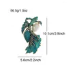 Brooches CINDY XIANG Beautiful Large Gold Fish For Women Rhinestone Animal Pin Wedding Suit Accessories 3 Colors Avaiable