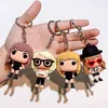 cartoon character exquisite men women dolls key chain lovely accessaries bag pendant beautiful car key chain