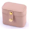 Storage Boxes Handmade Travel Organizer Box With Twill PU Leather Soft Fleece Material For Valentine's Day Christmas Gift