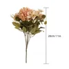 Decoratieve bloemen 3 stuks kunstmatige DIY herfstkleur kamille Bbouquet INS Home Room Decor Kerst bruiloft decoratie nep 28cm