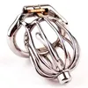 Cockrings Stealth Lock Cage de chasteté en acier inoxydable dispositif masculin jouets sexuels pour hommes pénis Cock Ring 231204