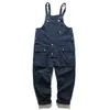 Herenbroeken Trendy jumpsuit effen kleur verkleed mouwloos volledige lengte heren