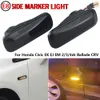 Luz led âmbar para marcação lateral do para-choque dianteiro, para honda civic ek ej em 1995-2000, lâmpada de liberação automática, acessórios de luzes de carro