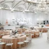 Silla acrílica de boda de cristal, decoración para banquetes de hotel, eventos al aire libre, sillas de PC ZZ