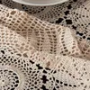 Table Runner Handmade Crochet Tablecloth Nice Hand Dinner Round Cloth 100 Cotton Many Size Available 231202