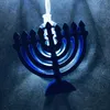 Decorazione del partito 1,65 m 10 LED Ebraismo Mogen David Star Lights String Hanukkah Shavuot Jewish La festa della dedicazione Menorah Supplies