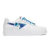 2024 TOP OG Skateboard A Bathing Ape Bapestar Outdoor Designer Серый Черный Лакированная кожа Белая синяя акула Черные кроссовки на платформе Кроссовки со звездами Кроссовки Повседневные Размер 36-47