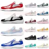 Luxe sneaker Americas Cup Outdoor Luxury America Low Top Mesh Zwart wit blauw rood Lakleer voor heren dames Casual schoenen Rubberen zool Runner Veters dhgate 38-46