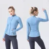 Abbigliamento sportivo da donna primaverile con cerniera Giacca sportiva ad asciugatura rapida giacca sportiva da yoga da donna attillata casual da jogging cardigan mimetico nero colletto rialzato abbigliamento a maniche lunghe