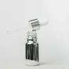 wholesale Silver Coated Glass Essence Oil Perfume Bottles Liquid Reagent Pipette Dropper Bottle 10ml 15ml 20ml 30ml 50ml LL