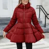 Manteau de styliste pour femmes, coupe cintrée, col montant, mi-long, en coton épais, nouvelle collection 2023