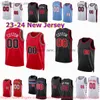 Custom 2022-23 New season Printed Basketball 8 ZachLaVine Jersey Red white black Jerseys. Message Any number and name on the order