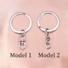 Keychains 20pcs Fashion Keychain 19x11mm Wine Barrel Cask Pendants DIY Men Jewelry Car Key Chain Ring Holder Souvenir For Gift