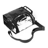 Sac de maquillage transparent, sac à bandoulière organisateur de toilette en PVC pour artiste disponible pour la personnalisation H220429294B