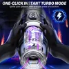 Masturbators Hannibal Automatic Male Masturbator 7 Thrusting Rotating Modes Mastubator Cup Electric Pocket Pussy For Penis Sex Toy Men 231204