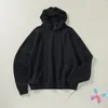 Sweats à capuche pour hommes surdimensionnés Askyurself coton noir lavé trou pull à capuche haute rue pulls décontractés hommes femmes demander à capuche vierge