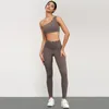 Yoga roupa moda esportes sutiã um ombro sem costas fitness bralette mulheres ginásio tanque superior colheita colete push up apertado acolchoado roupa interior