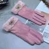 Designer en cuir cinq doigts gants uggg gants de haute qualité hommes hommes courts toison épaissi des gants de haute qualité vintage gants de protection simples à la mode simple 995