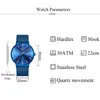 Women's Watches LIGE Womens s Top Brand luxury Analog QuartzWatche Women Full Blue Mesh Stainless Steel Date Clock Fashion Ultra-thin Dial 231204