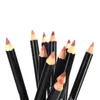 Lippotloden 24 kleuren mat lippenstiftpotlood Langdurige lipliner Fluwelen lippen Make-up Cosmetisch Maquillaje Dames Schoonheidsmake-up kan worden gesneden 231204