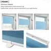 Curtain Easyfix Plisse Plated Bolegs Windows okna (górna dolna dolna część) Dostosuj rozmiary Wykończony produkt