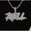 Hip Hop lodowany moissanite przechodzi diamentowy