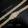 Other Fashion Accessories Moroccan Chic Caftan Belt Gold Color Red Green Stone Algeria Wedding Dress Kaftan Abaya Arab Waist Chain Belt Jewelry 231205