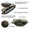 Briefcases CONTACT'S Men Briefcase Genuine Leather Laptop Bag for 16 inch Male Messenger Shoulder Bag Office Tote Handbag Designer 231205